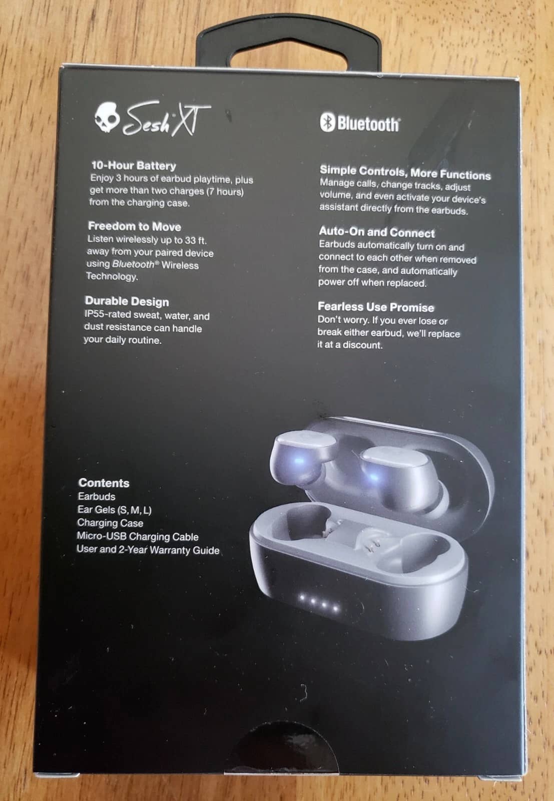 Skullcandy S2TDW-M739 Headphones & Earbuds Black New