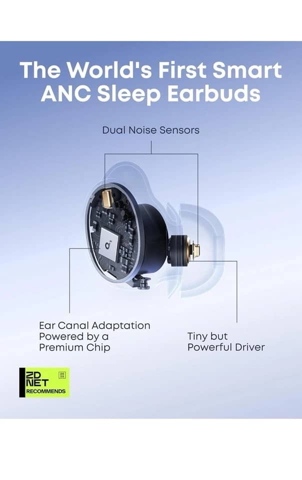 Soundcore Sleep A30 Headphones & Earbuds Green New