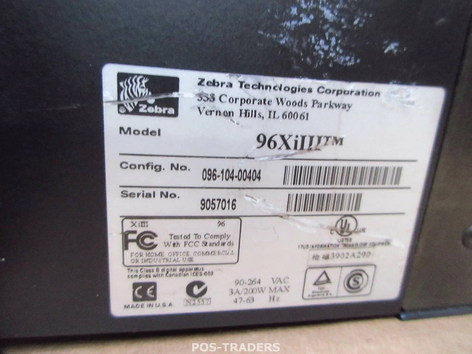 Zebra 96XiIII Printers Used - Good