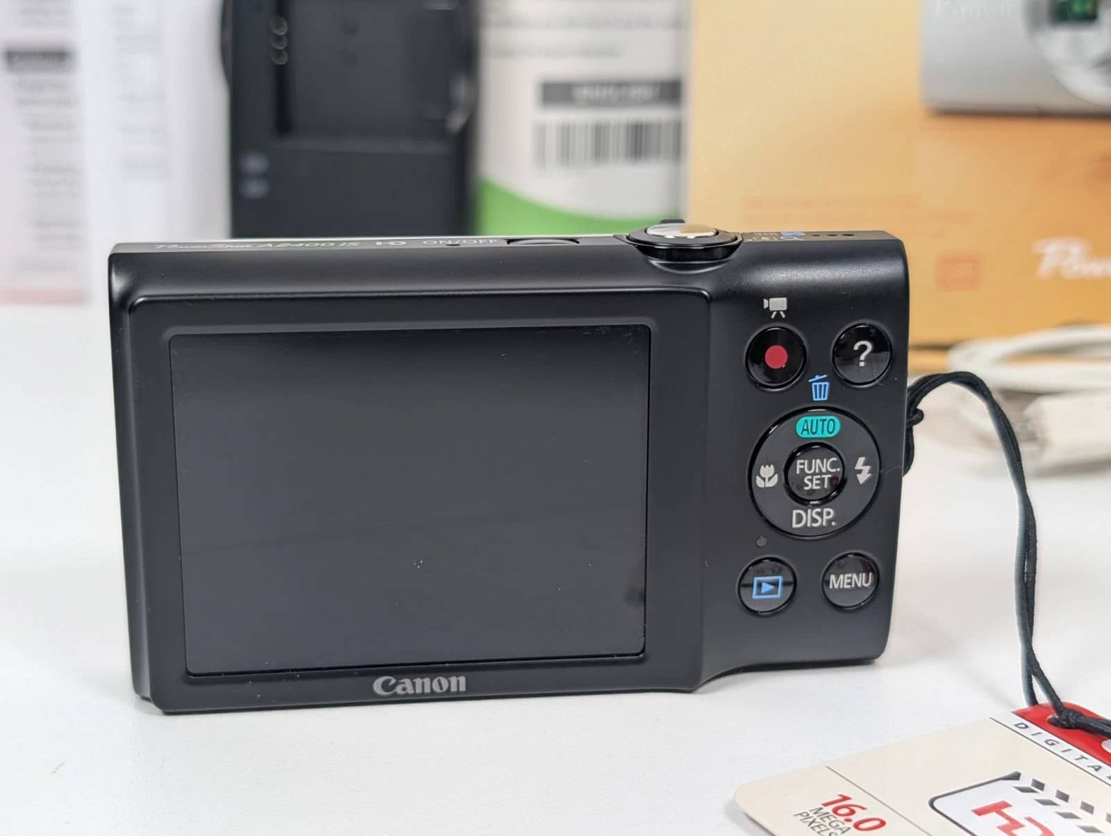 Canon PowerShot A2400 IS Digital Cameras Blue New Body Only