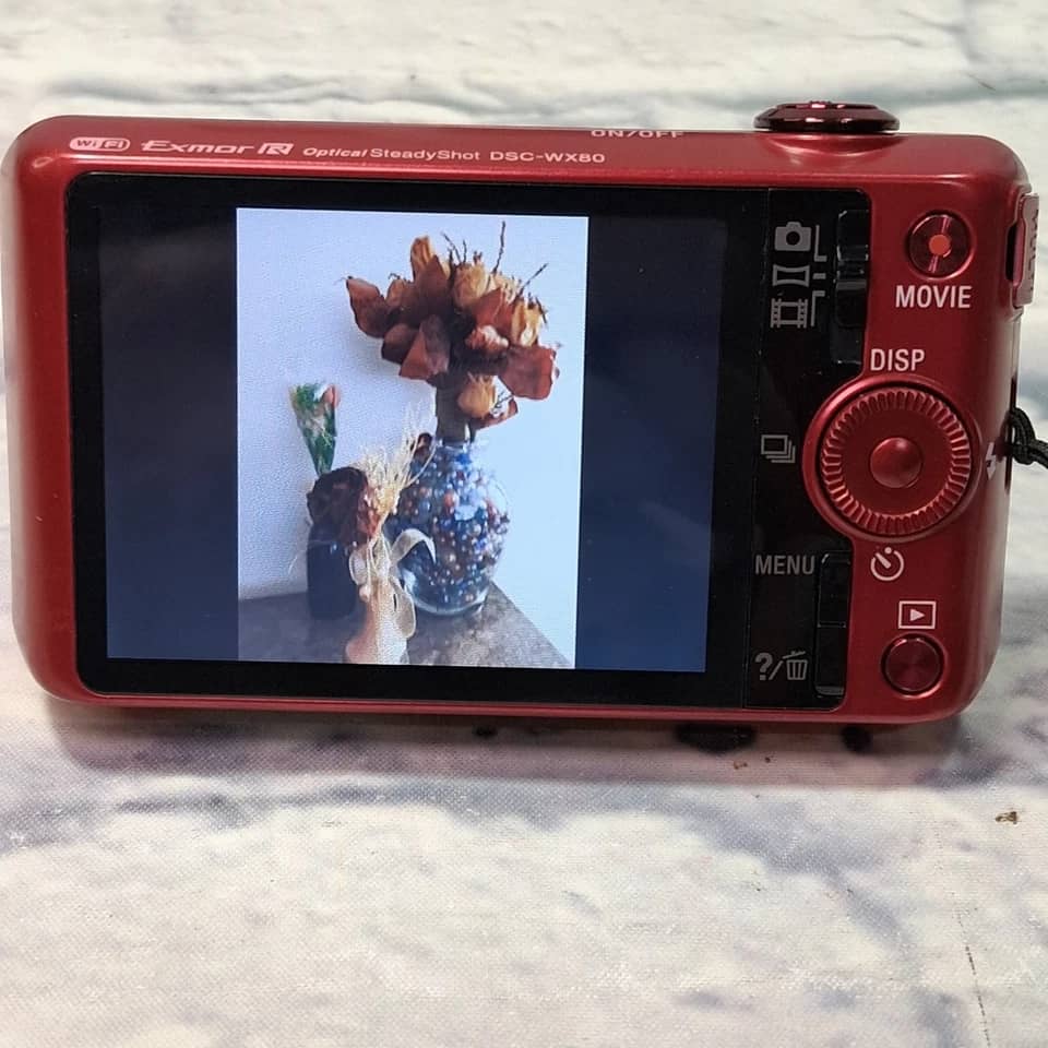Sony Cyber-shot DSC-WX80 Digital Cameras White Used - Good Body Only