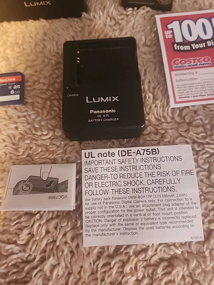 Panasonic LUMIX FP3 Digital Cameras Black New Body Only