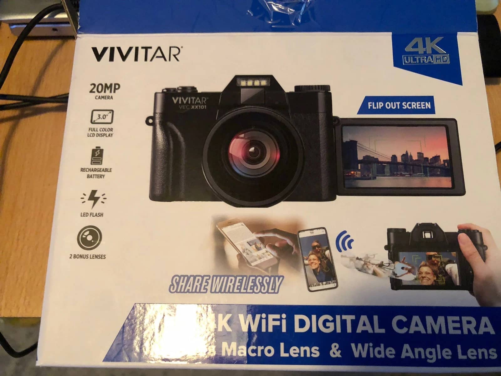 Vivitar Vivicam 8400 Digital Cameras Black Open-Box Excellent Body Only
