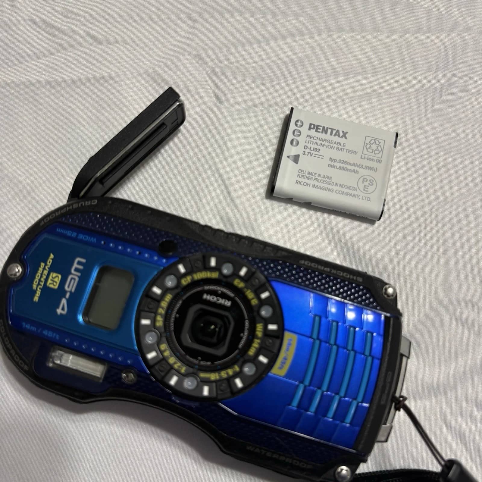 Ricoh WG 4 Digital Cameras Black New Body Only