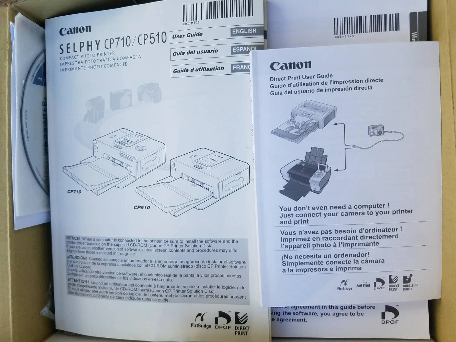 Canon CP510 Printers New