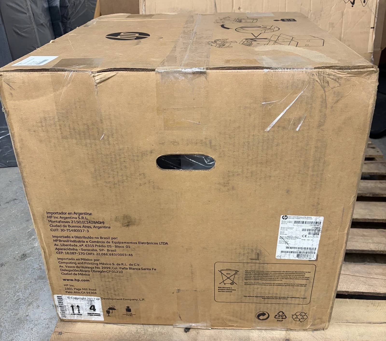HP Color LaserJet Enterprise M652n Printers For parts or not working