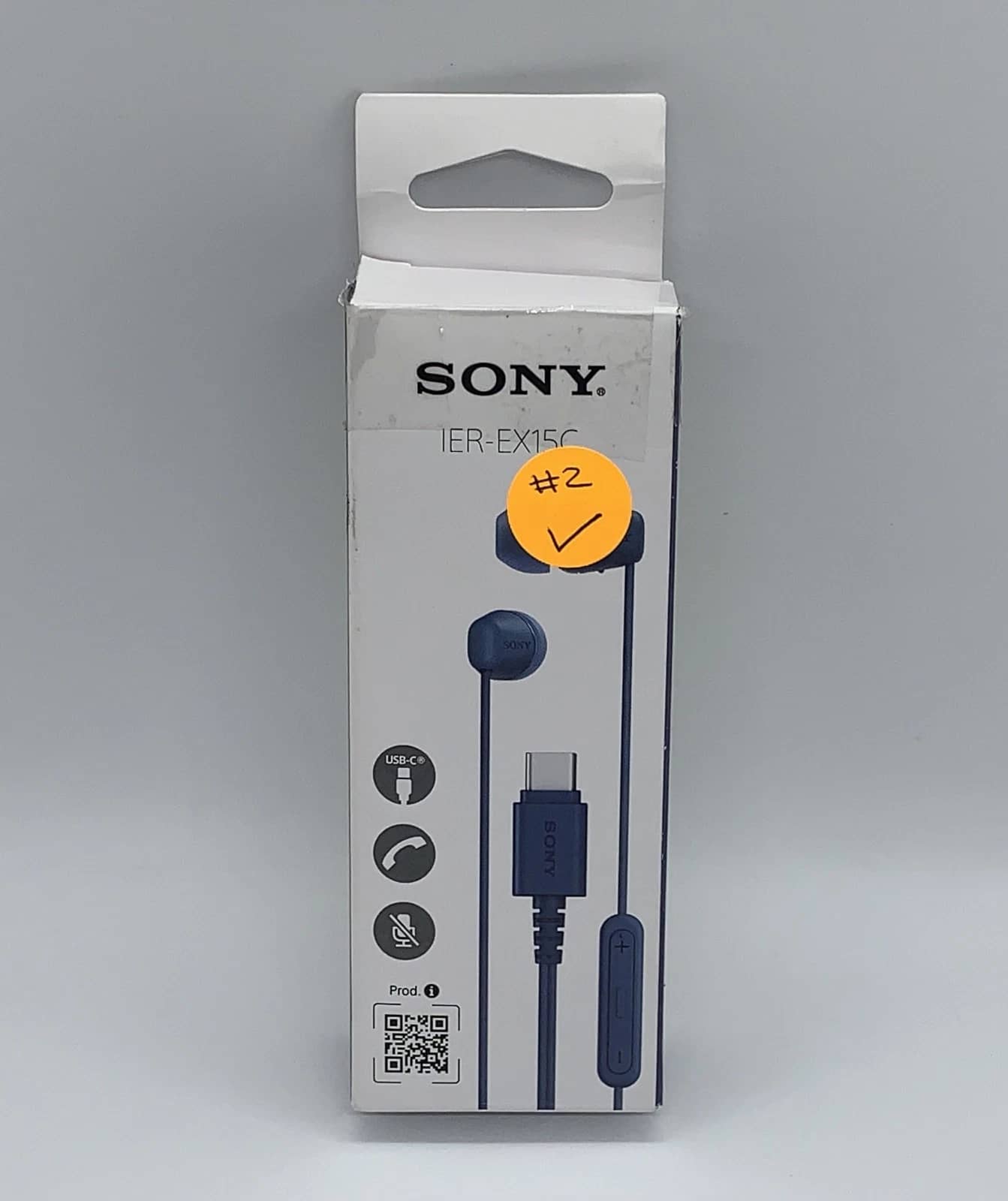 Sony IER-EX15C Headphones & Earbuds White New