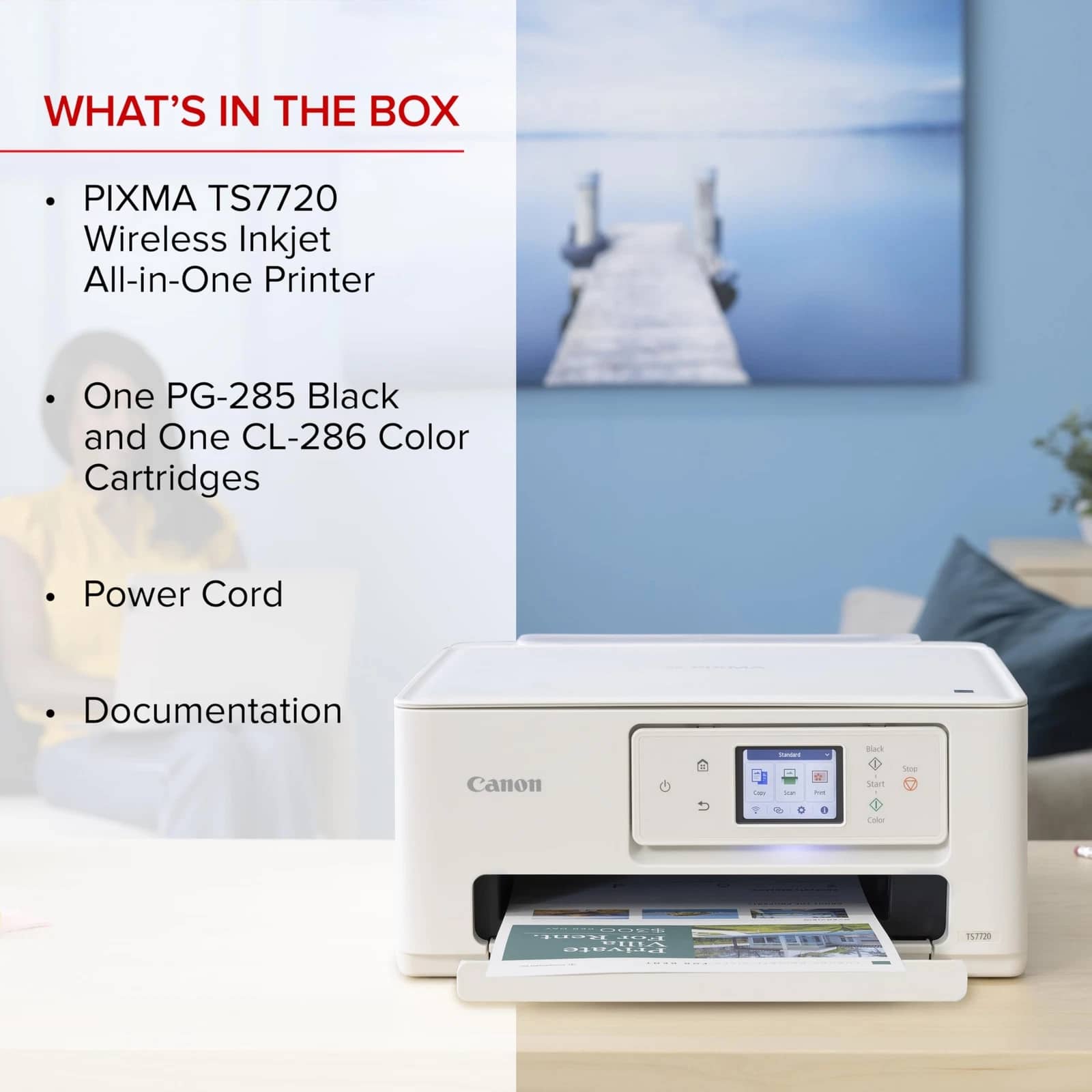 Canon PIXMA TS7720 Wireless Home Printers New