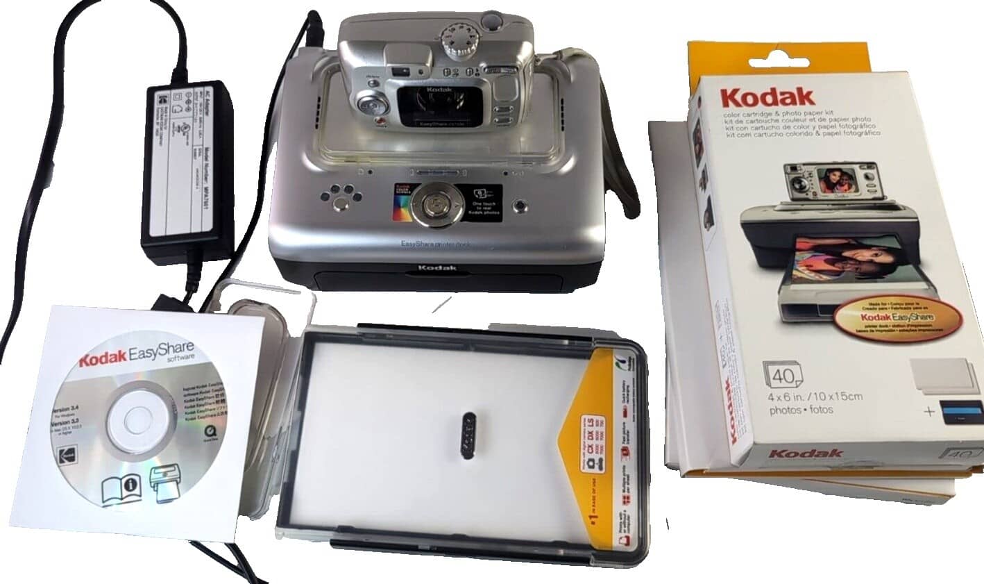 Kodak LS443 Digital Cameras Silver For parts or not working Body Only
