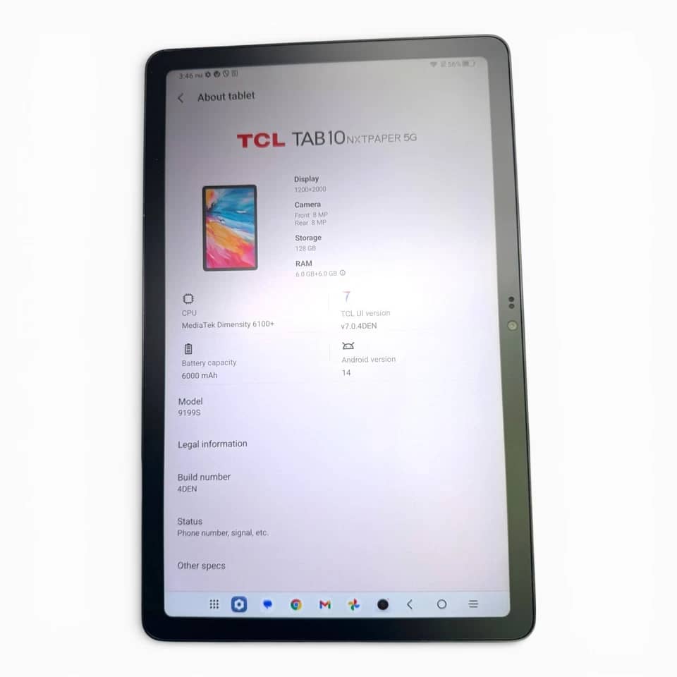 TCL Tab 10 NXTPAPER 5G Tablets