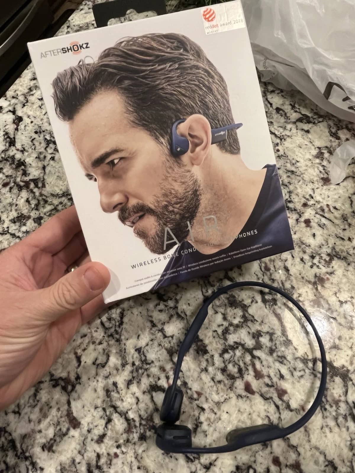 Shokz Trekz Air Headphones & Earbuds Blue Used - Good