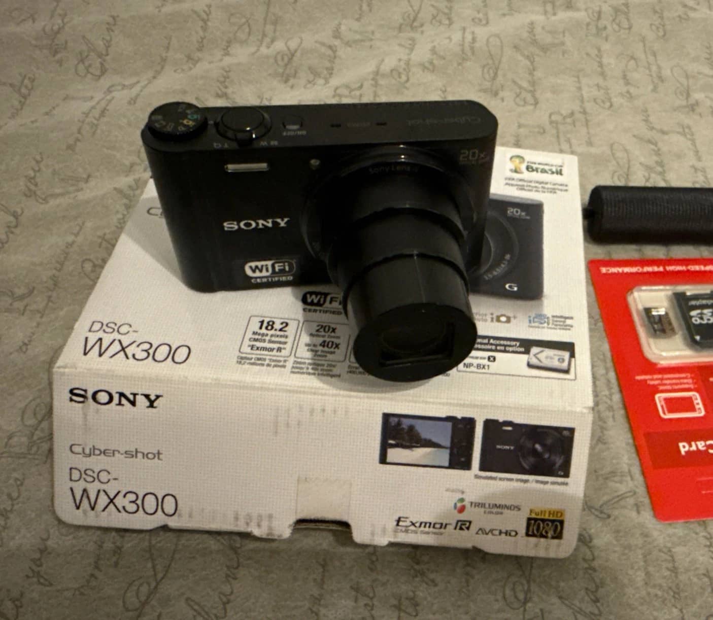 Sony Cyber-shot DSC-WX300 Digital Cameras White New Body Only