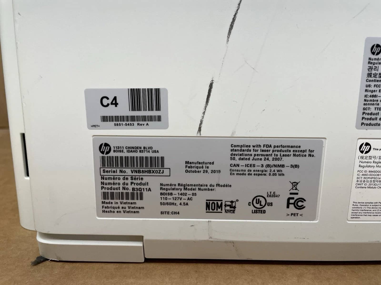 HP Color Laserjet Pro MFP M277DW Printers Used - Good
