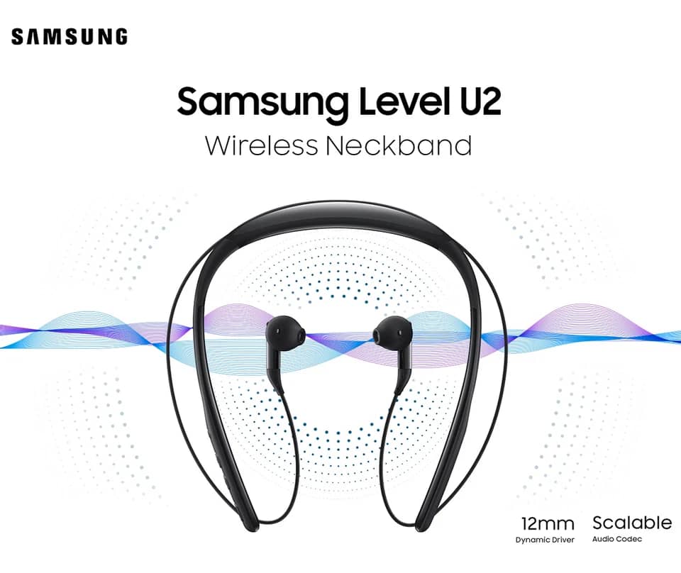 Samsung Level U2 Headphones & Earbuds Black Refurbished - Good