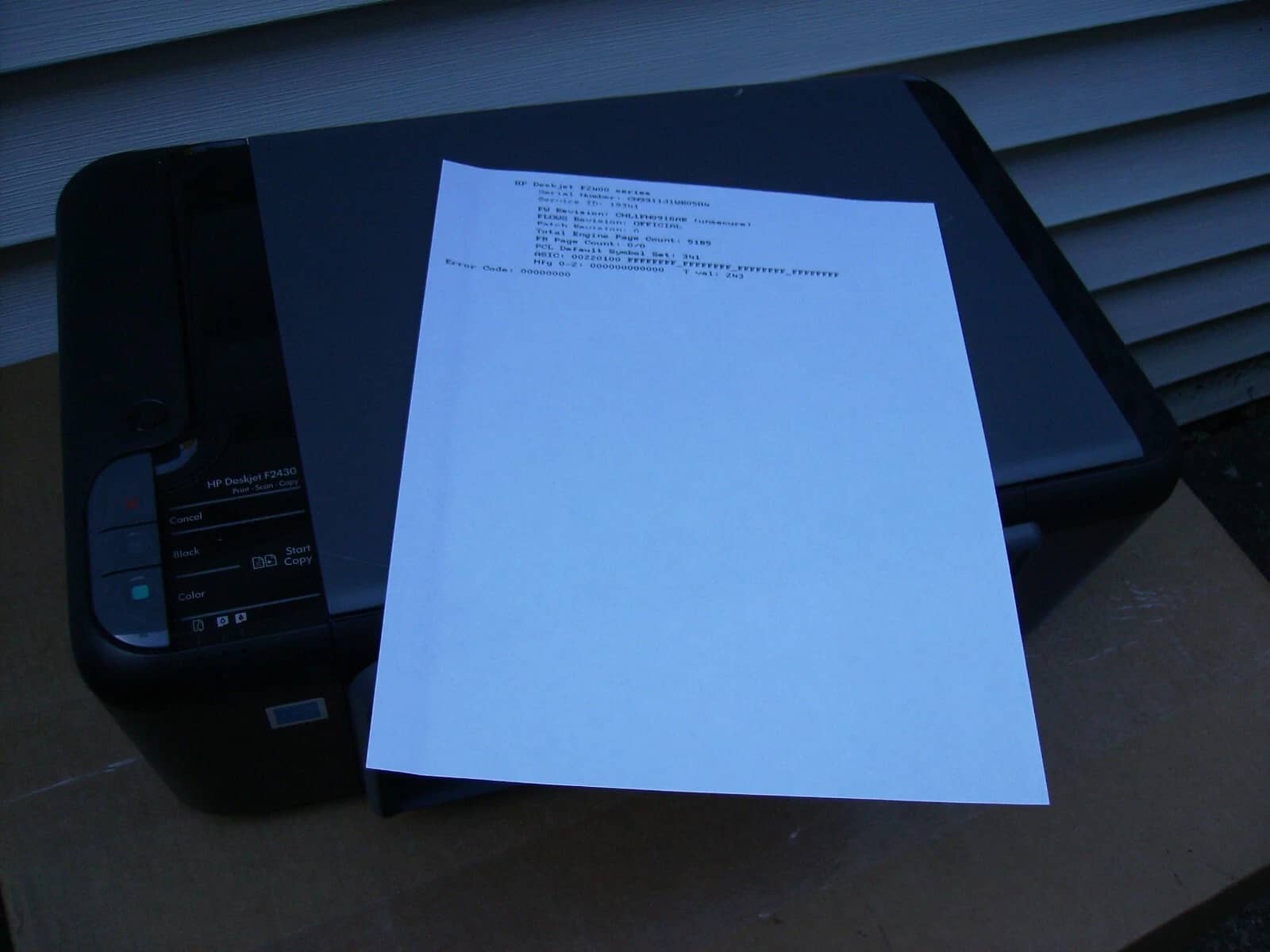 HP Deskjet F2430 Printers New