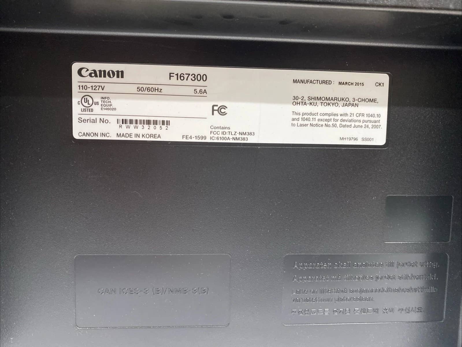 Canon MF212w Printers New