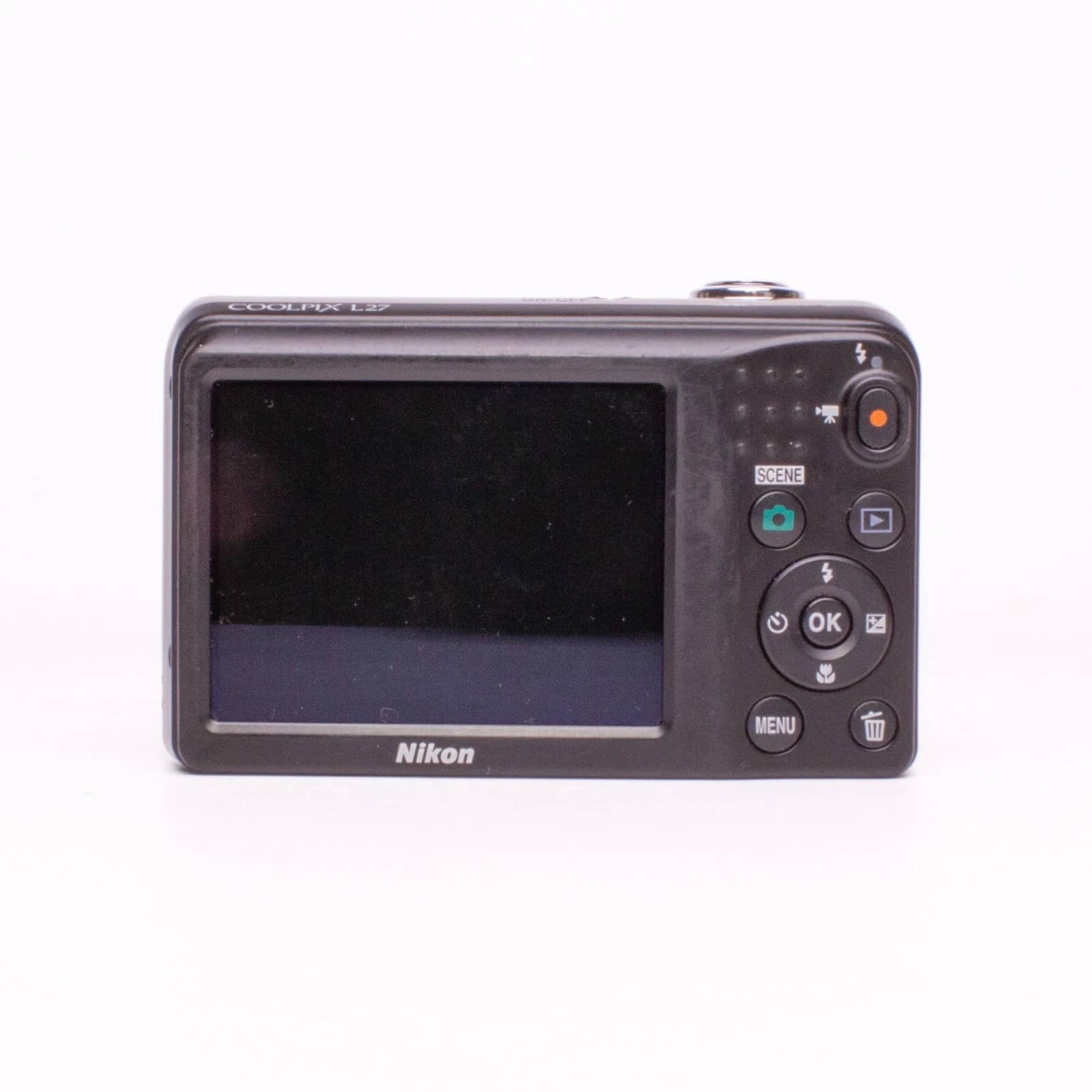 Nikon COOLPIX L27 Digital Cameras Silver Open-Box Excellent Body Only