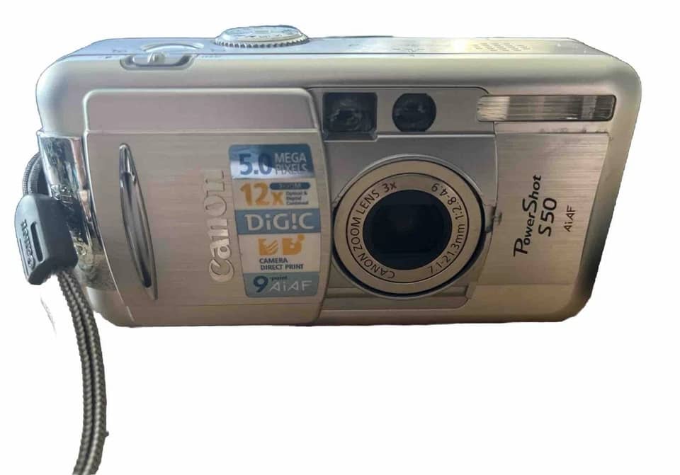 Canon PowerShot S50 Digital Cameras Black New Body Only