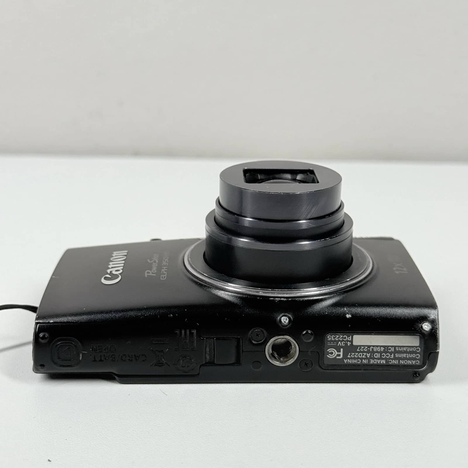 Canon PowerShot ELPH 350 HS Digital Cameras Black Used - Good Body Only