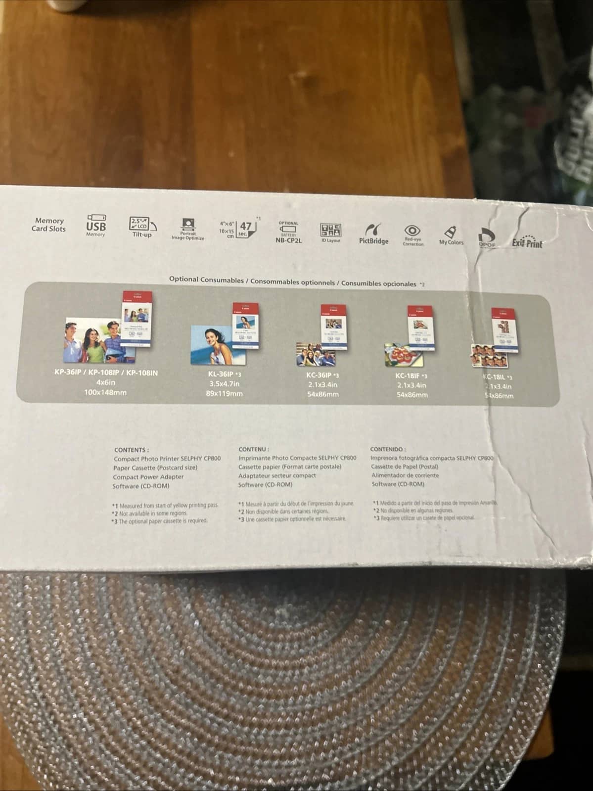 Canon Selphy CP800 Printers New
