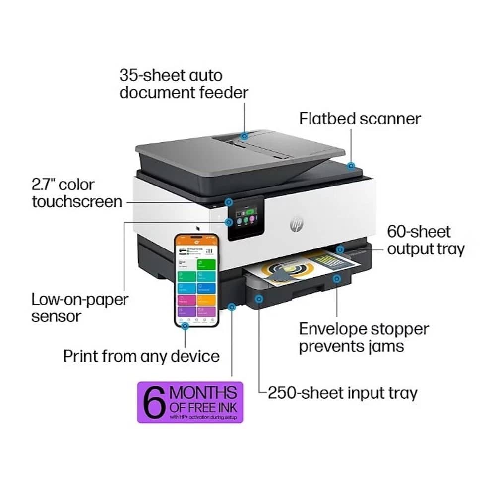 HP JETPRO9128E Printers Open-Box Excellent