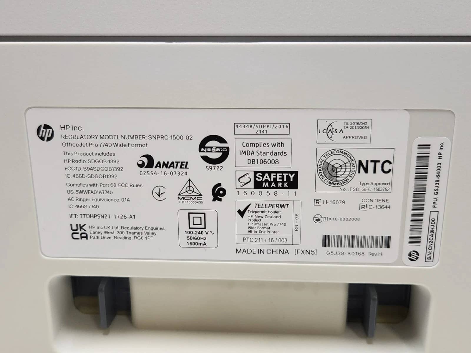 HP officejet pro 7740 Printers New