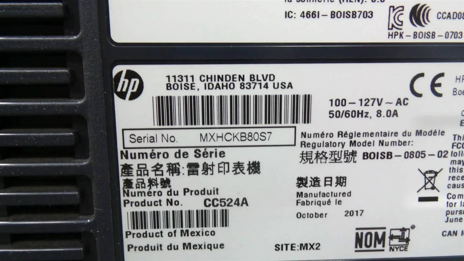 HP CC524A Printers Refurbished - Excellent