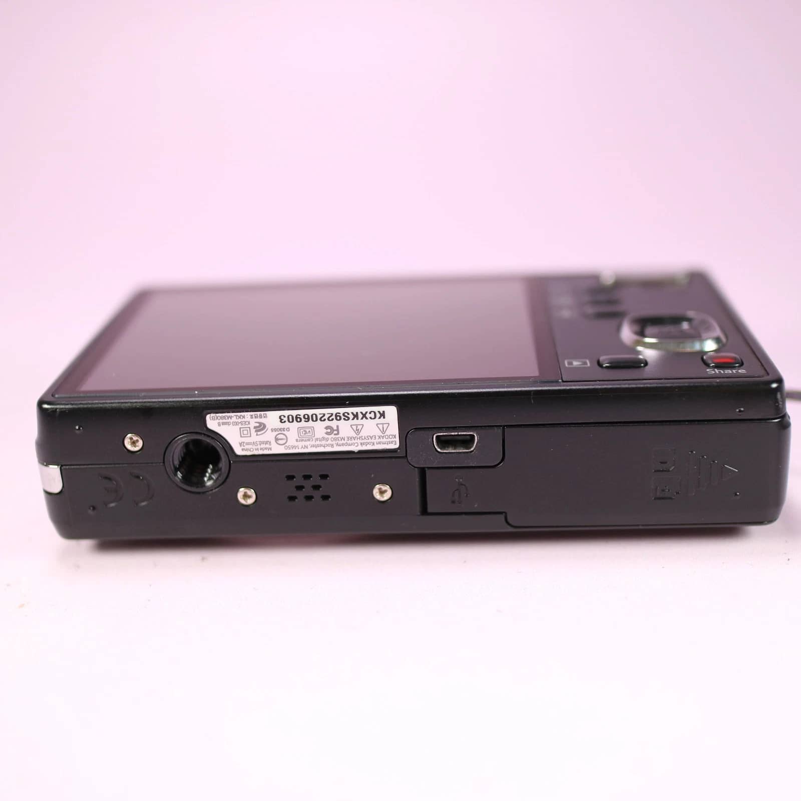 Kodak Easy Share M380 Digital Cameras Black Used - Good Body Only
