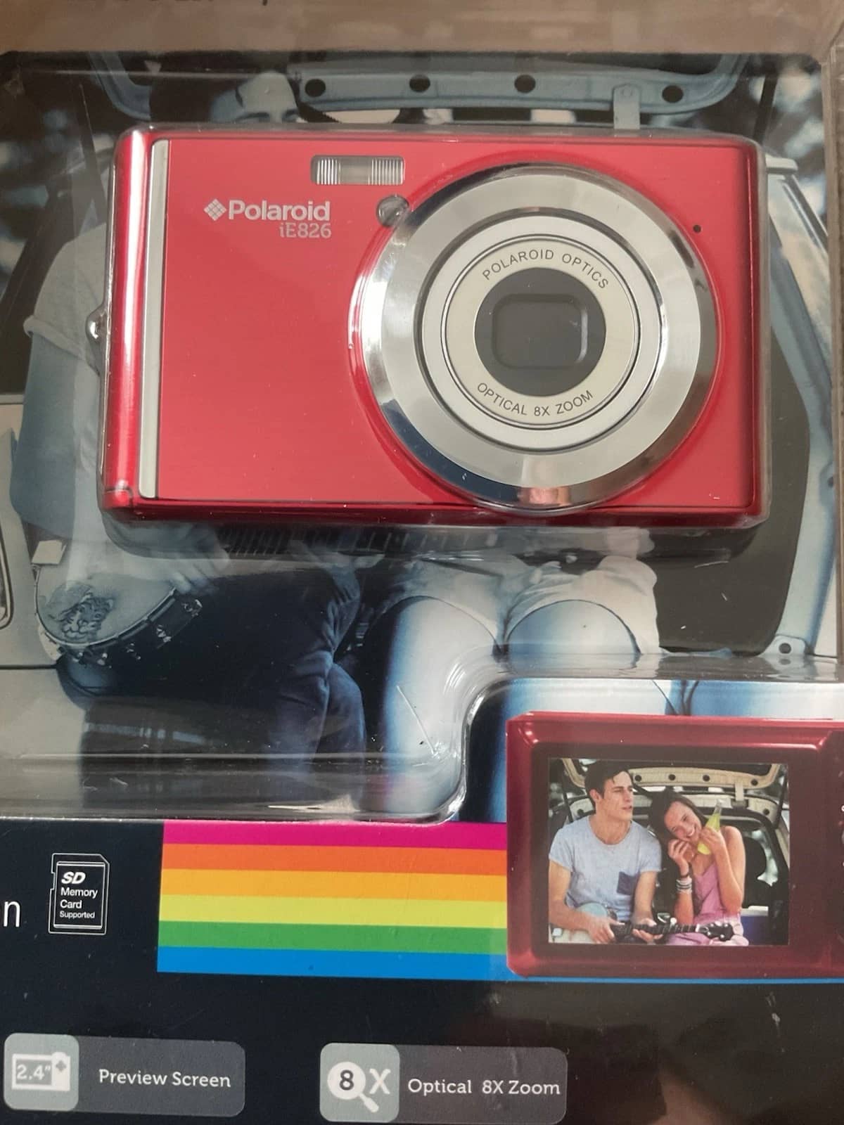 Polaroid 826 Digital Cameras Red New Body Only