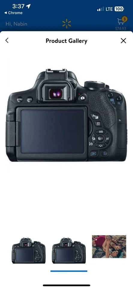 Canon T6I Digital Cameras Black New w/ 18-55mm Kit