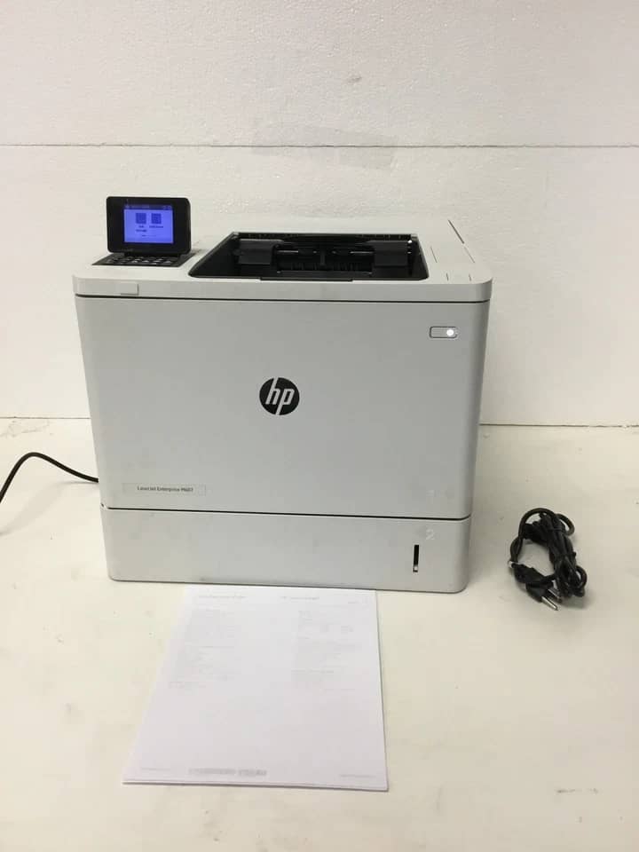 HP Laserjet Enterprise M607 Printers Used - Good