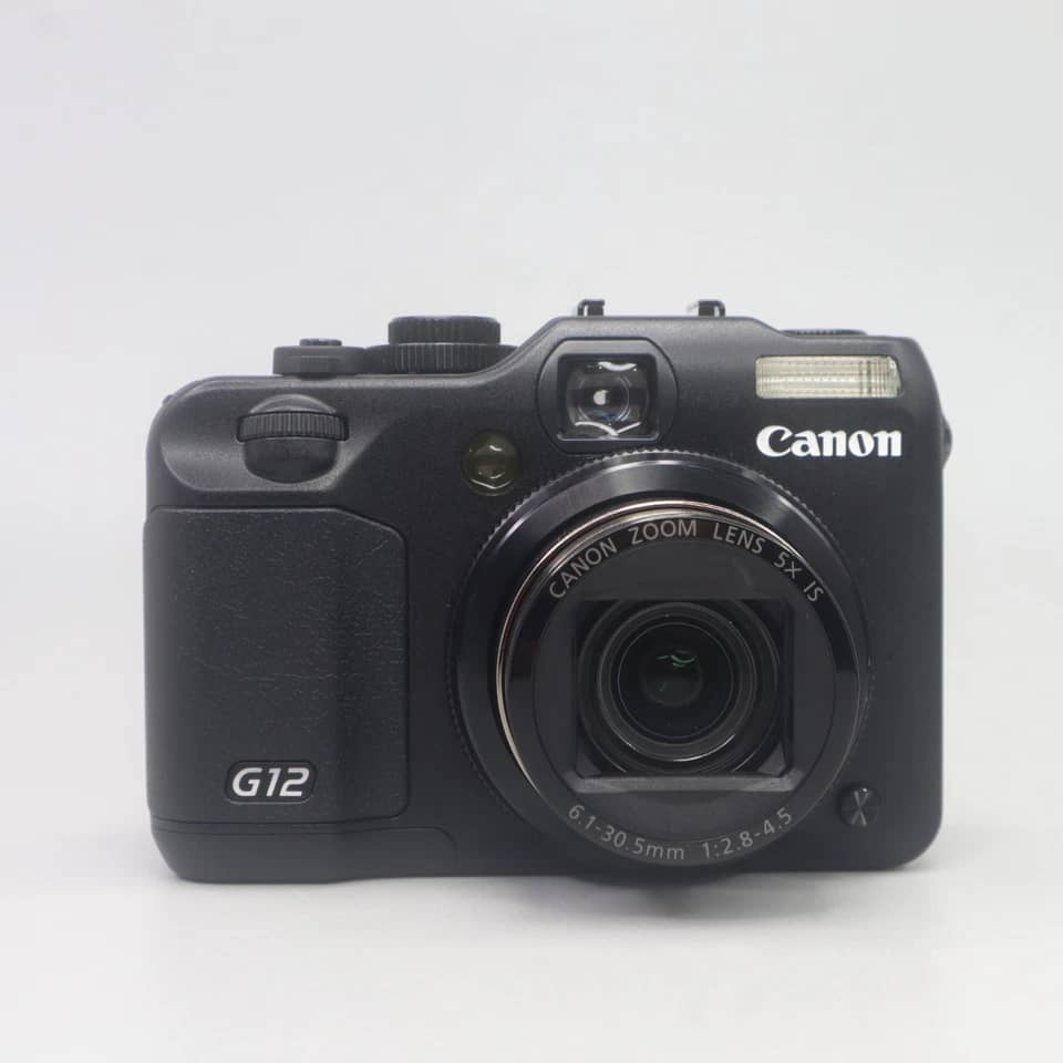 Canon PowerShot G12 Digital Cameras Black Used - Good Body Only