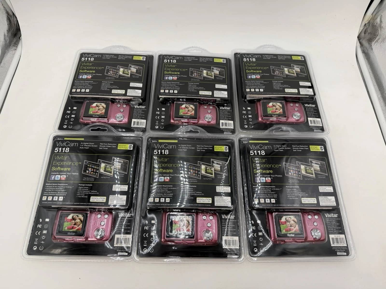 Vivitar Vivicam 5118 Digital Cameras Black New Body Only