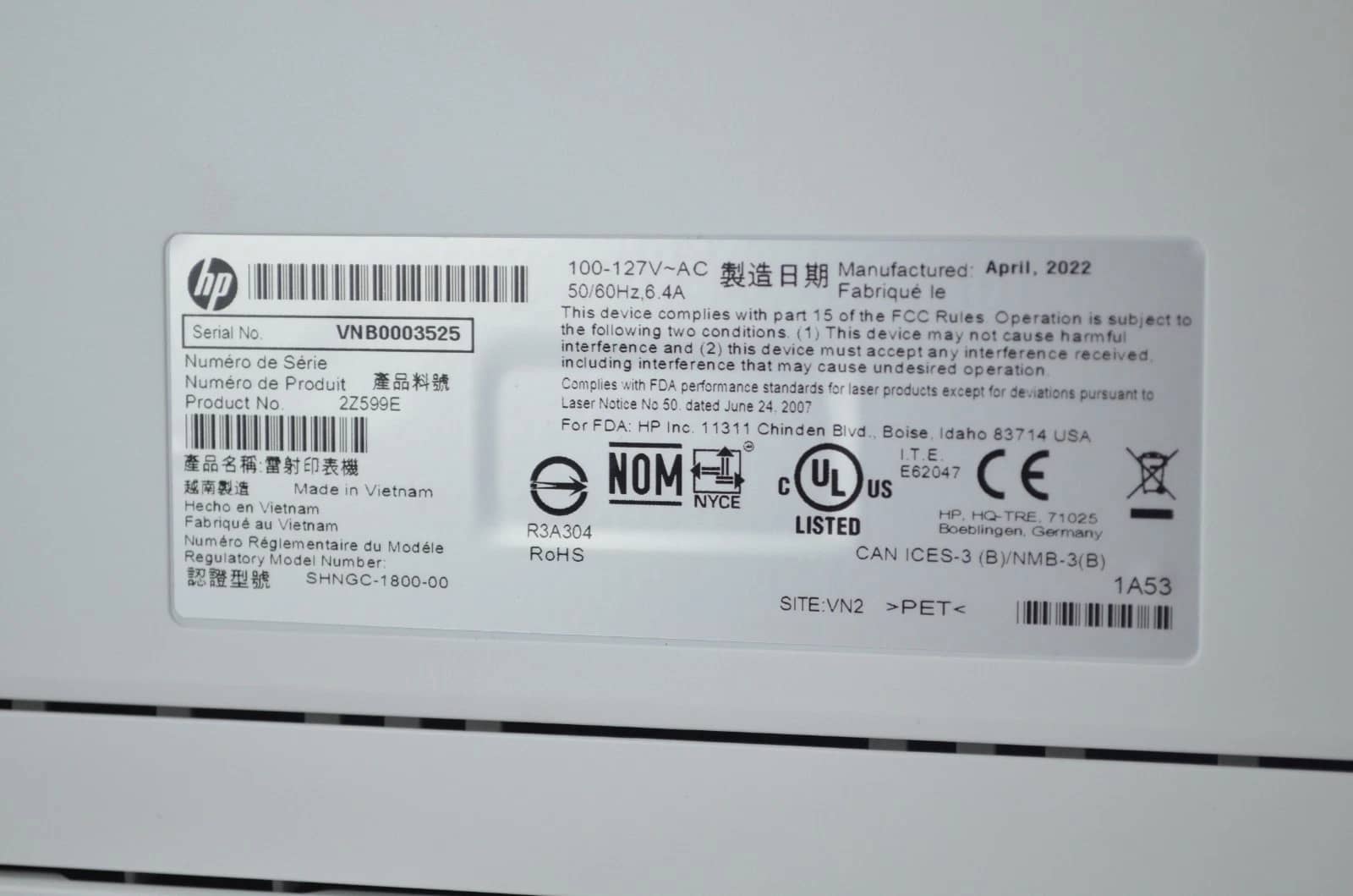 HP 2Z599E Printers Used - Like New