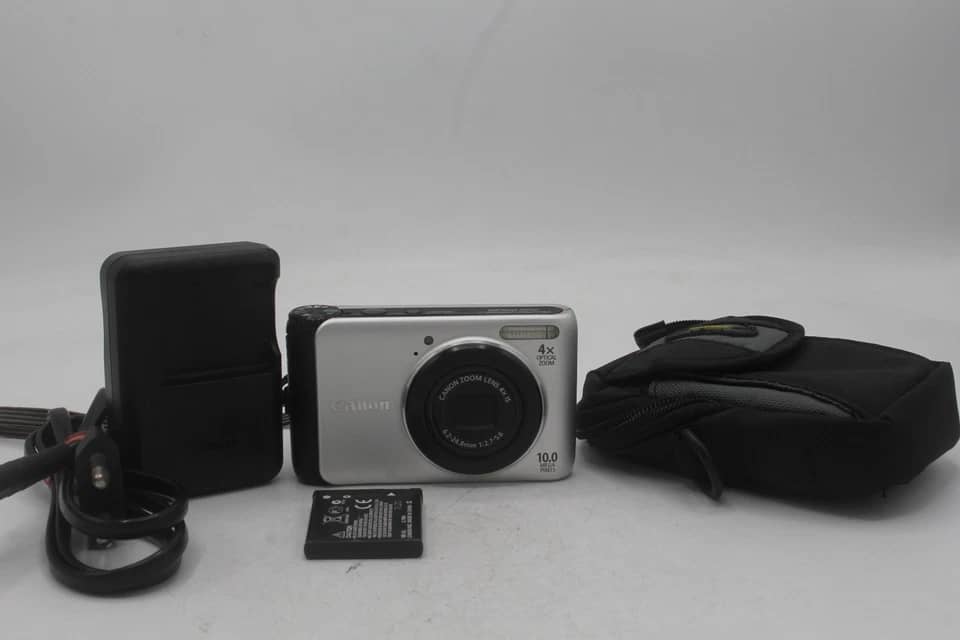 Canon A3000 Digital Cameras Silver Refurbished - Excellent Body Only
