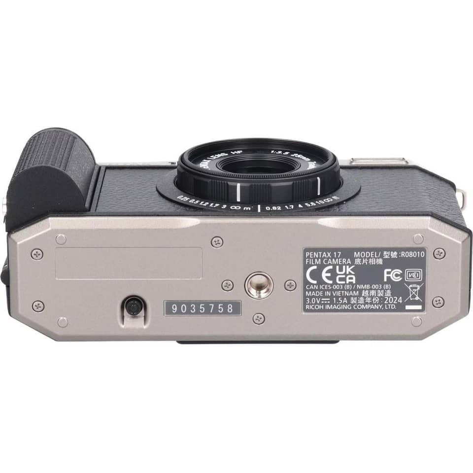 Pentax 17 Digital Cameras Silver New Body Only