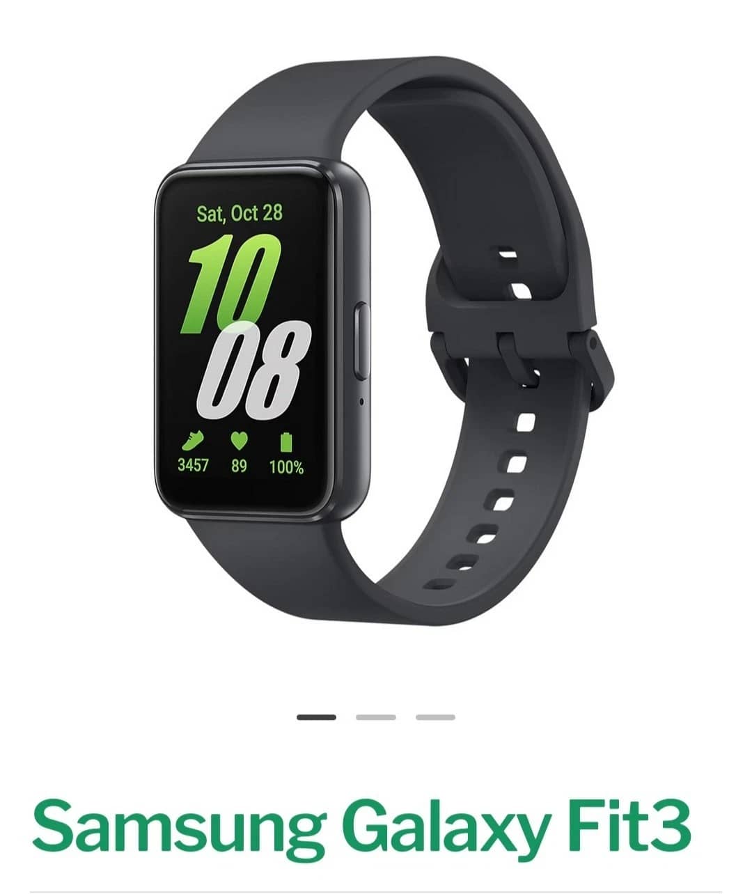 Samsung Samsung Galaxy FIT 3 Smartwatches Gray 40mm New