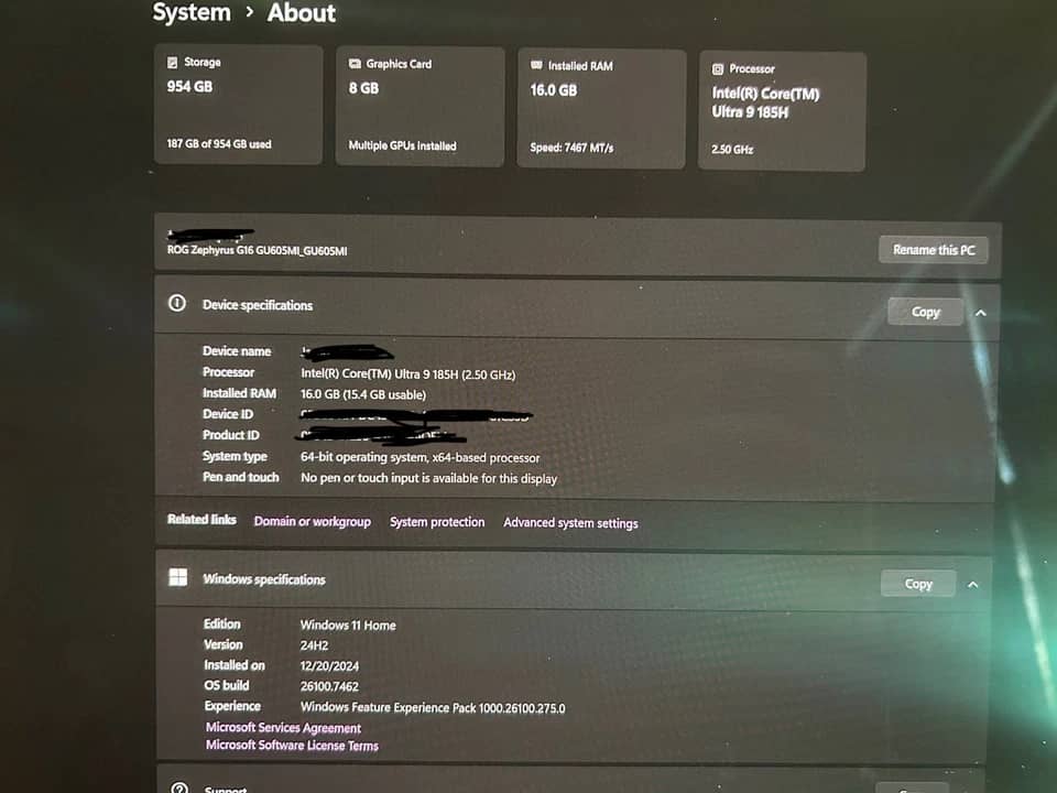 ASUS ROG Zephyrus M16 Computers