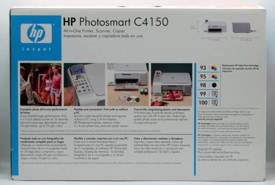 HP Photosmart C4150 Printers New