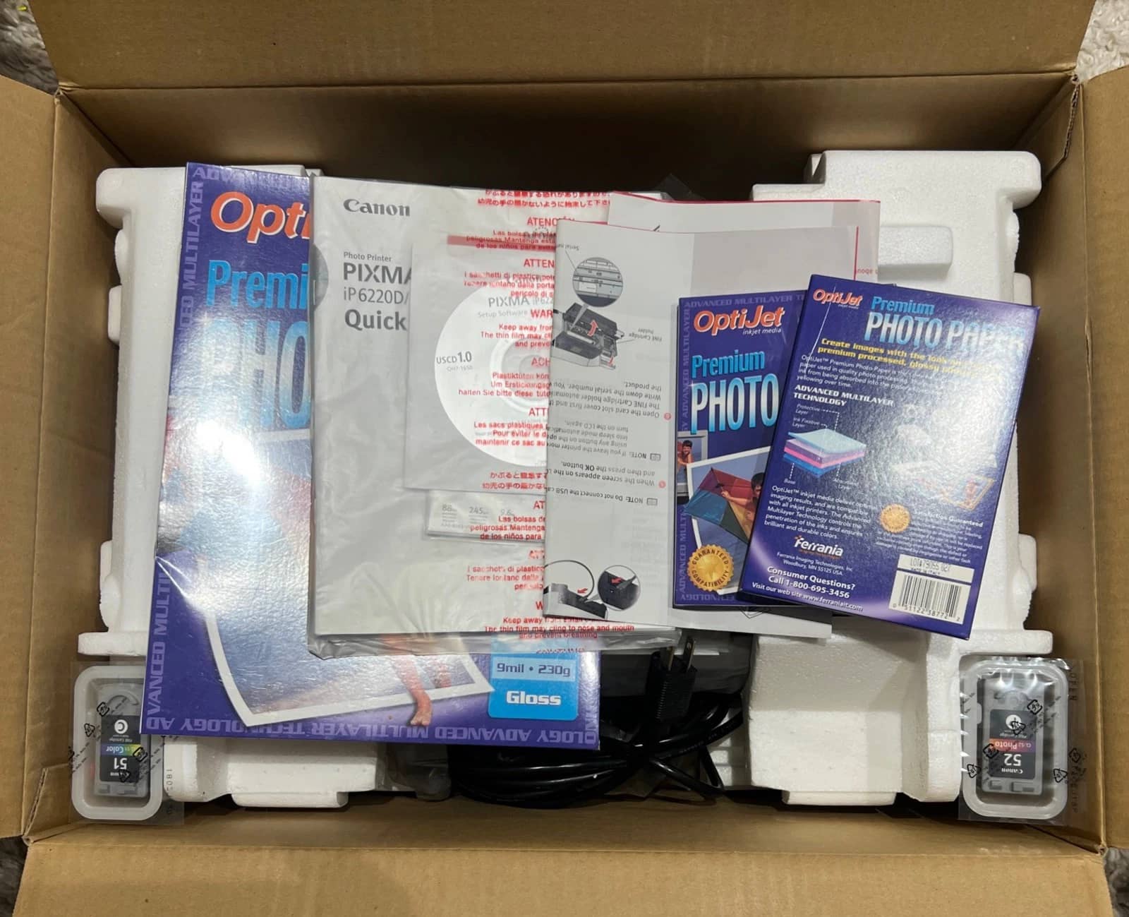 Canon PIXMA IP6220D Printers Open-Box Excellent