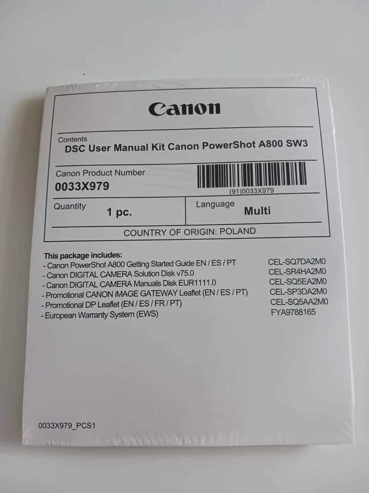 Canon PowerShot A800 Digital Cameras Blue Used - Good Body Only