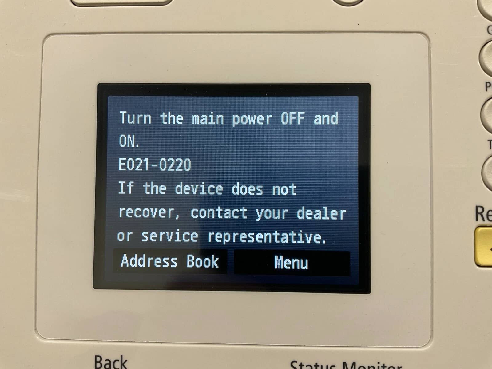 Canon MF810CDN Printers For parts or not working