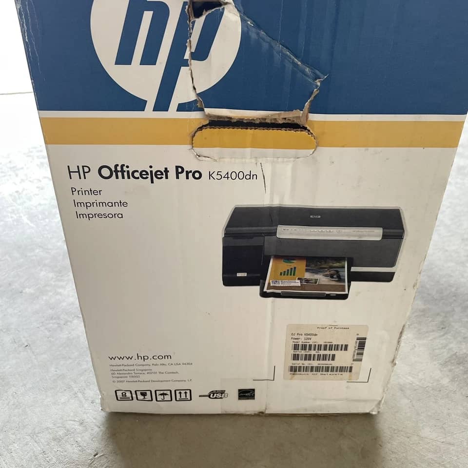 HP OfficeJet Pro K5400dn Printers New