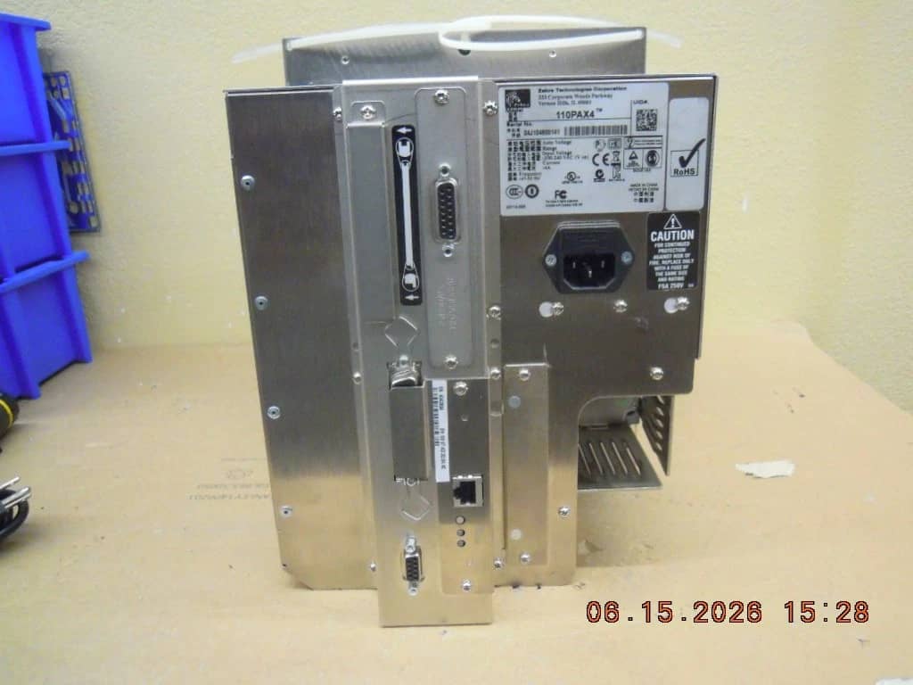 Zebra 110PAX4 Printers Used - Good