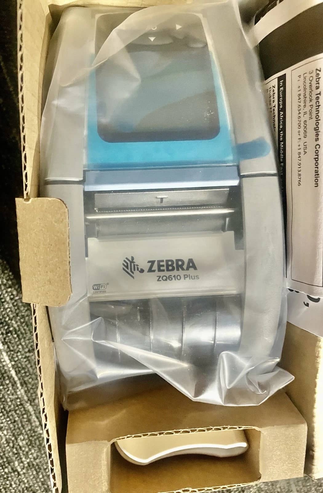 Zebra ZQ610 Plus-HC Printers New