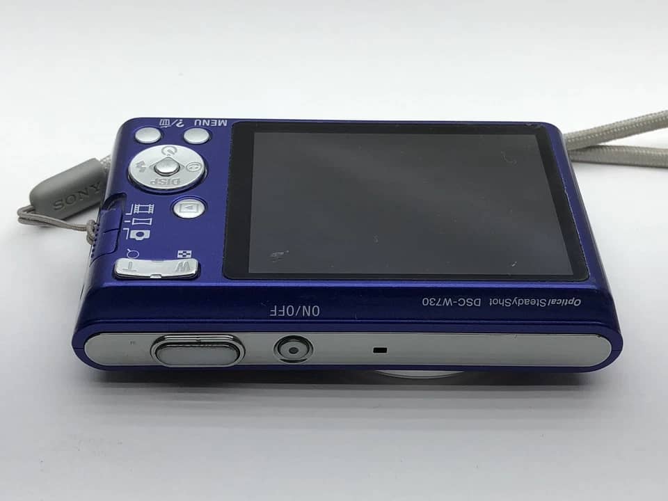 Sony Cyber-shot DSC-W730 Digital Cameras Blue Used - Good Body Only