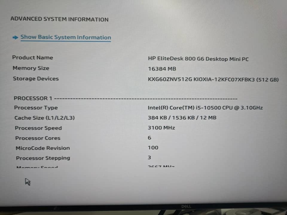 HP EliteDesk 800 G6 Mini PC Computers 512GB 16GB New