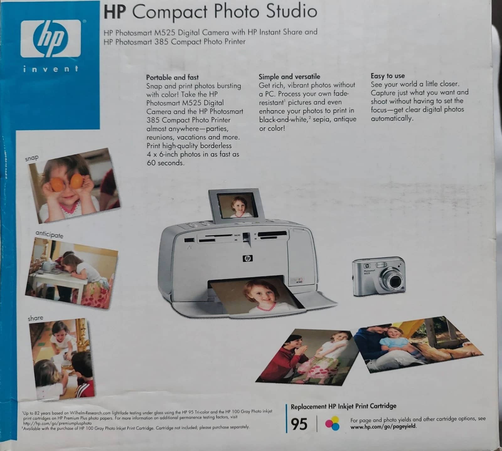 HP 380 Printers Open-Box Excellent
