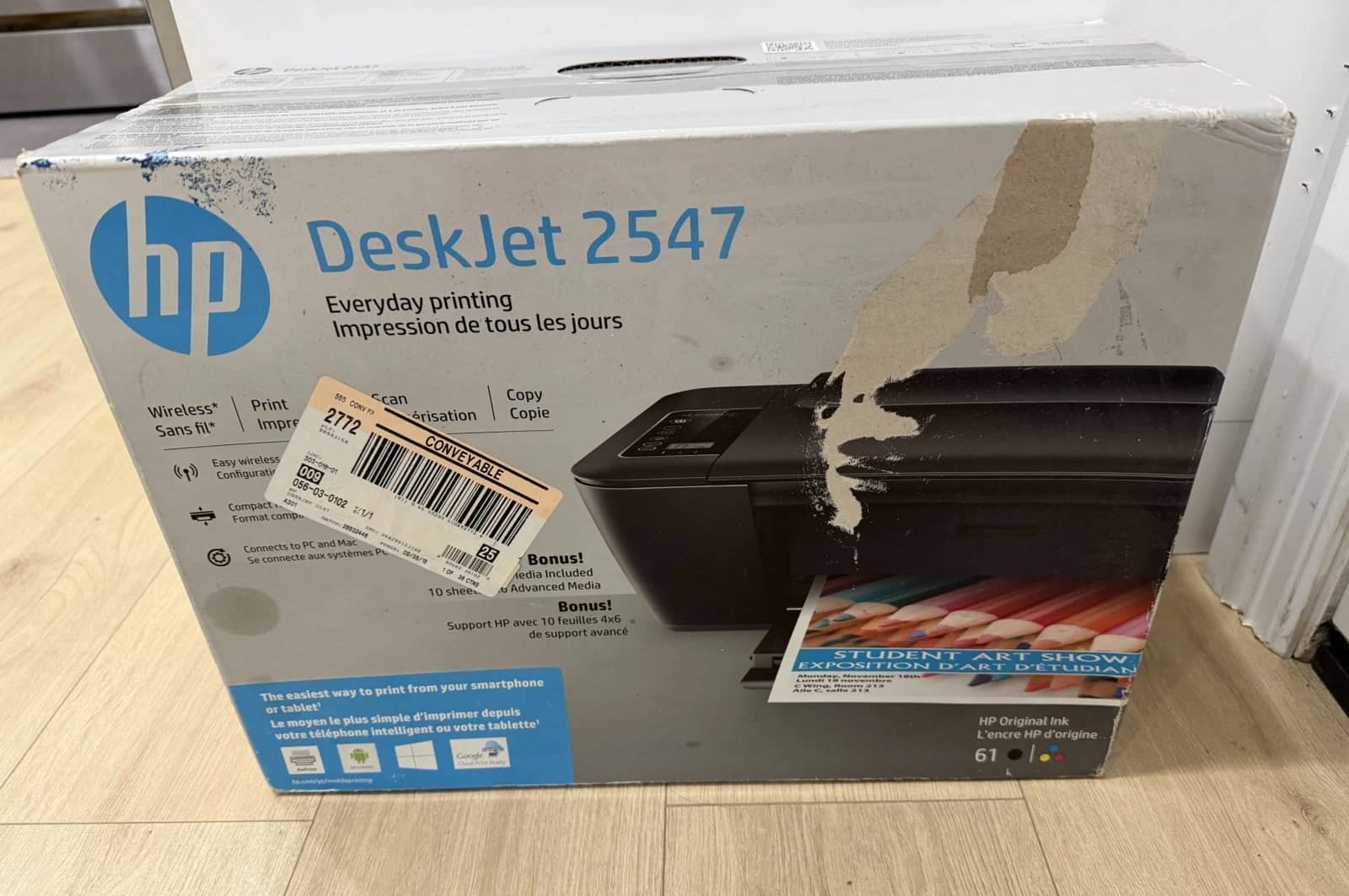 HP Deskjet 2547 Printers Used - Good