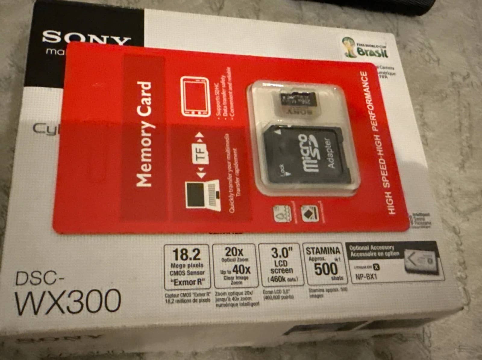 Sony Cyber-shot DSC-WX300 Digital Cameras White New Body Only